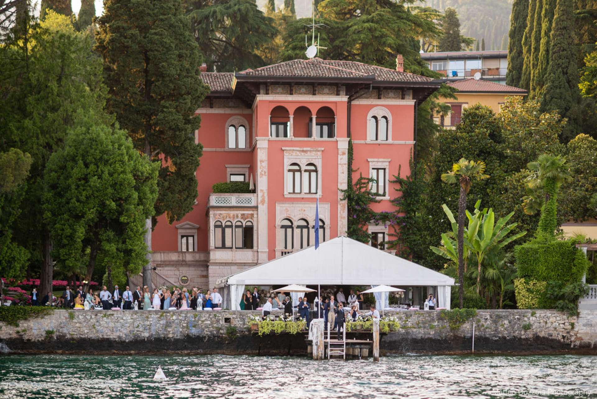Villa Fiordaliso seen from the lake
